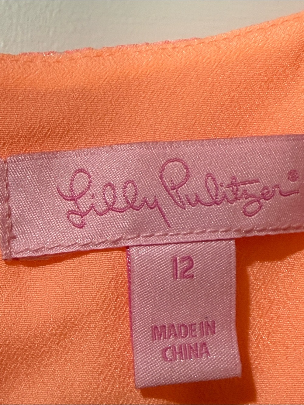 Lilly Pulitzer Coral Textured Ruffle-Hem Mini Dress - Picture 6 of 7